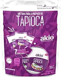 Akio Tapioca Com 7 Sachês