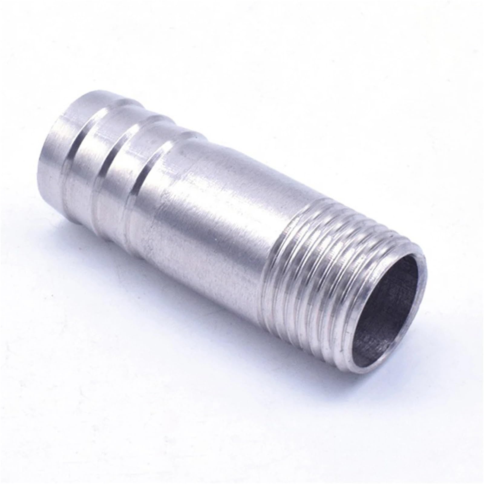 Raccord de tuyau mâle BSP à embout cannelé, en acier inoxydable 316, disponible en 1/8", 1/4", 3/8", 1/2", 3/4", 1", 2", 3" et 4".(BSPT SS316L2-1/2")