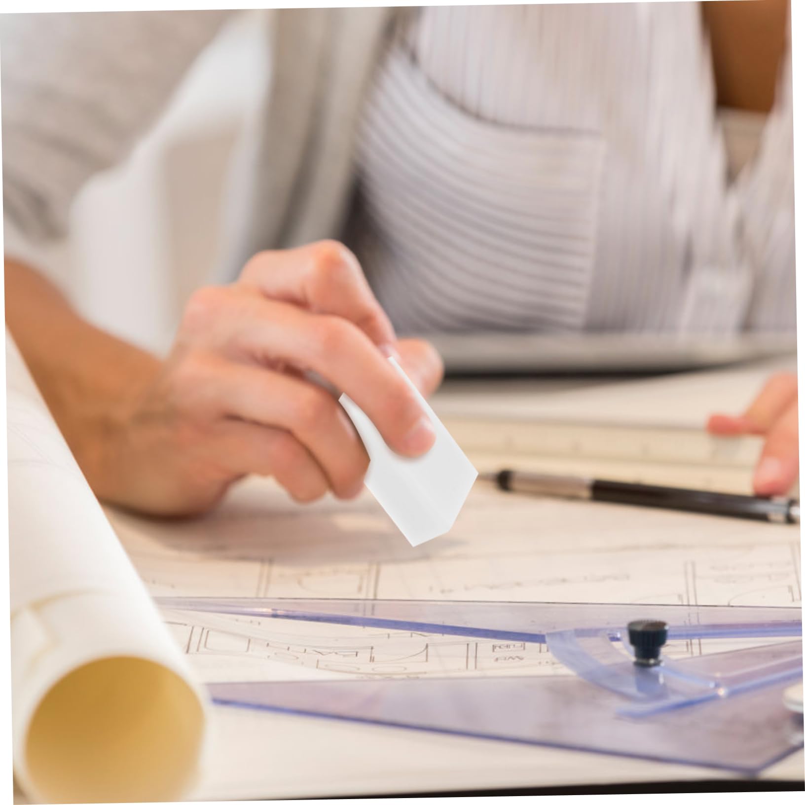 DOITOOL 3sets 30pcs Art Erasers for Drawing and Writing Cleaning Erasers for School Stationery Minimal Residue Versatile for Artists and Students for Sketching and Drafting 30pcs*3