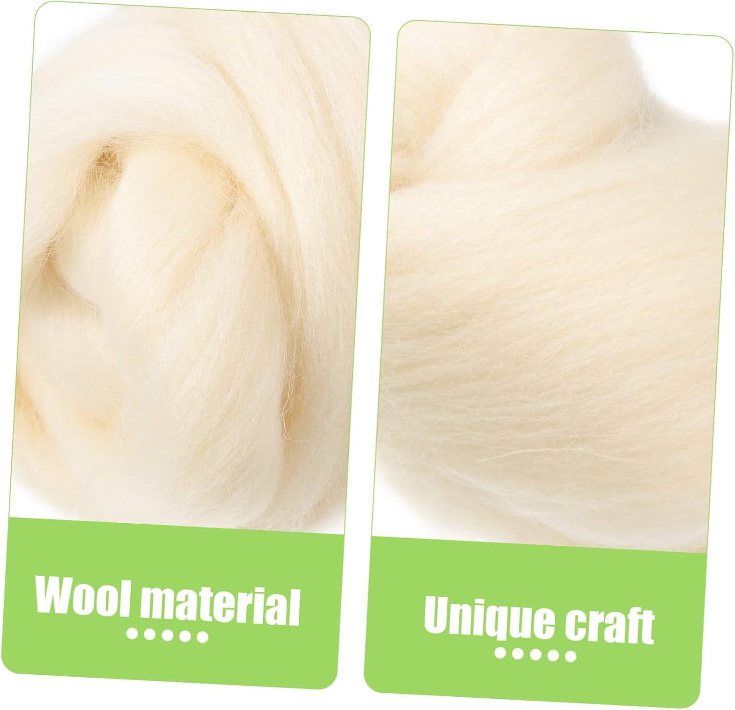 1 Roll DIY Needle Felting Wool Crafting Material for Wool Felting Projects Convenient Fleece for Handmade Crafts and DIY Decorations