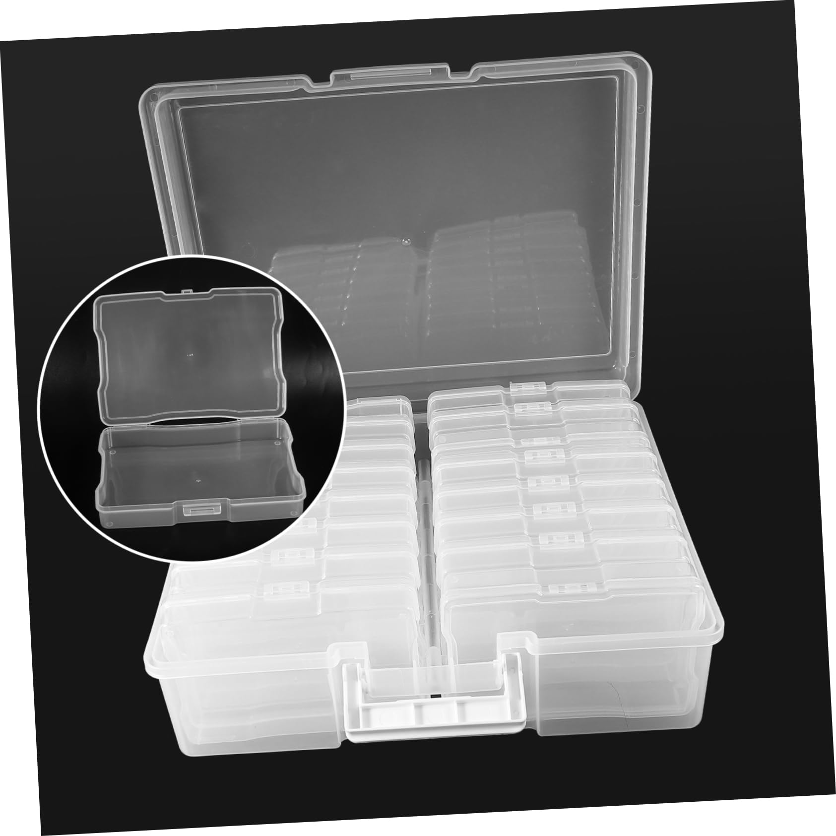 Caja de Almacenamiento para Fotos 4x6 Pulgadas Pp Transparente