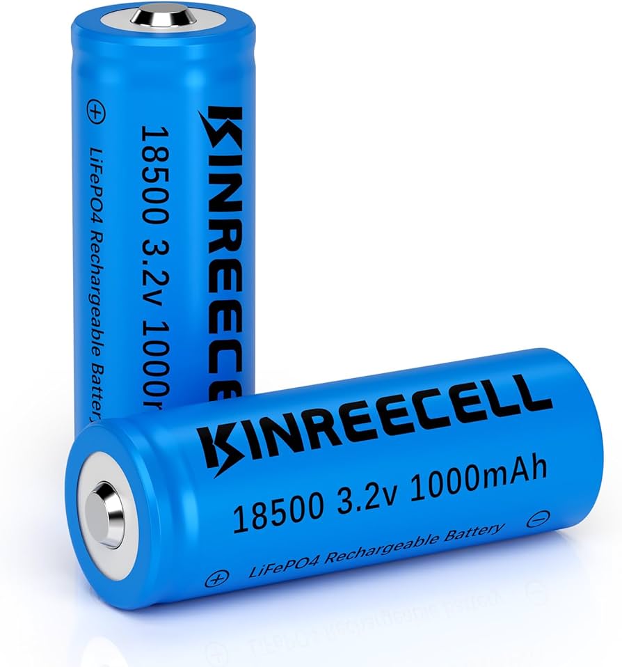 Amazon.com: KINREECELL LiFePO4 18500 3.2v 1000mAh 3.2wh Solar