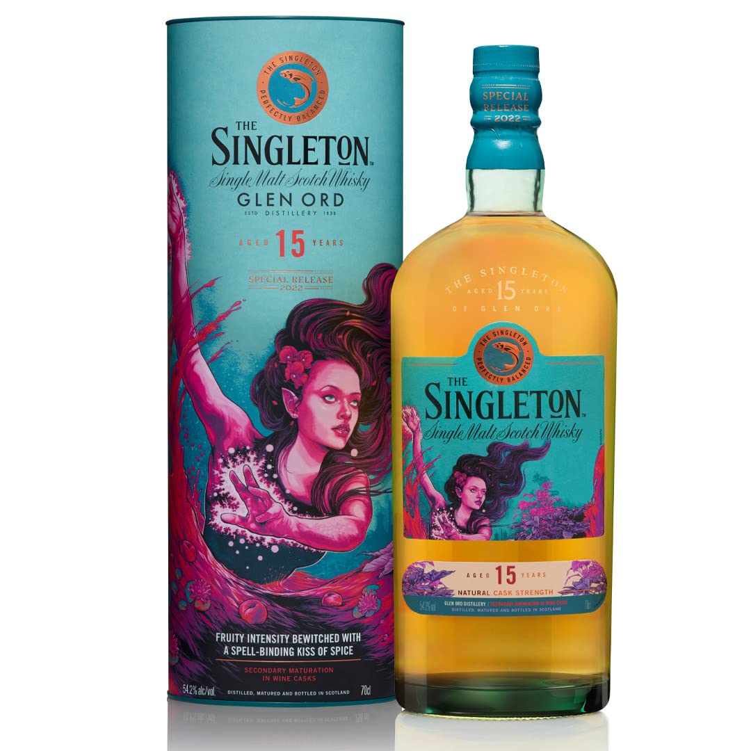 The Singleton 15 Jahre - Special Releases 2022, Single Malt Scotch Whisky, In einer Geschenkverpackung, Handwerklich hergestellt auf schottischem Boden, 54.2% vol, 700 ml Einzelflasche