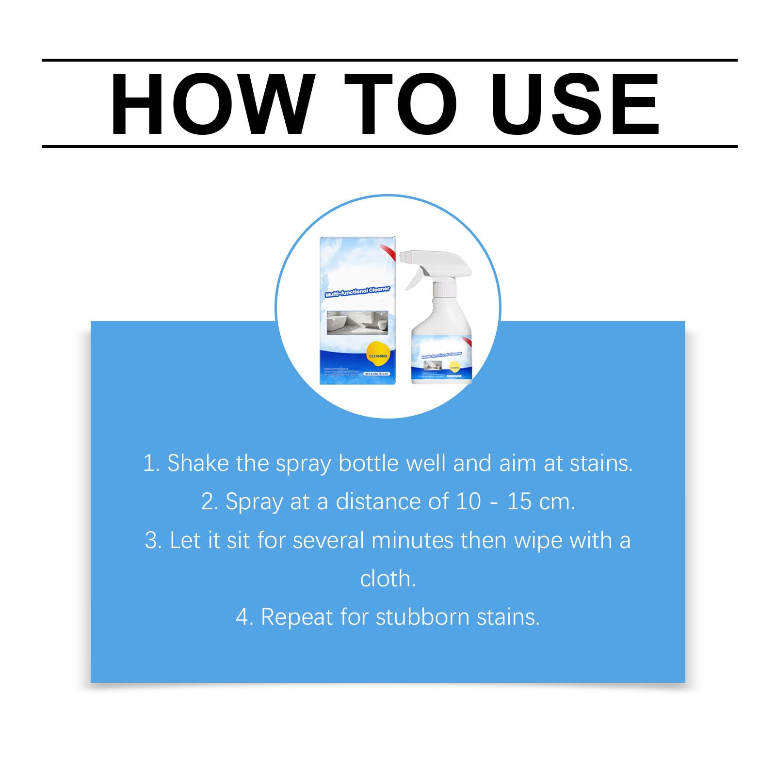 Limpiador de espuma multifuncional para eliminar manchas difíciles, potente limpiador de cocina para manchas de grasa difíciles, spray de espuma descalcificadora de baño, adecuado para inodoros