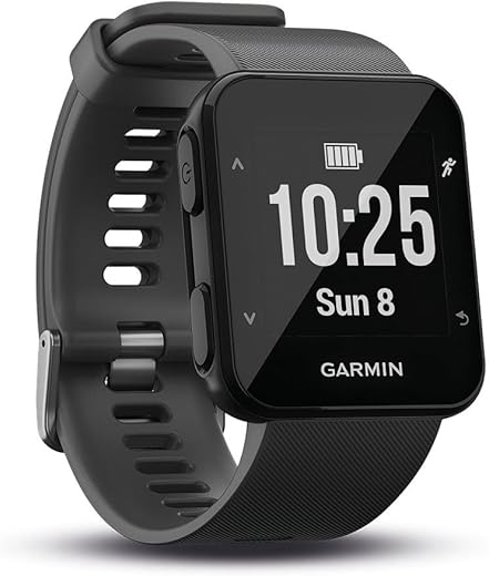 Garmin Forerunner 30 Montre GPS de Course àPied avec Cardio Poignet Gris (Reconditionné)