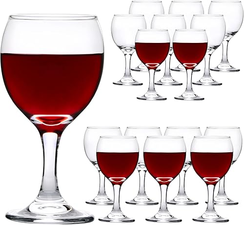 Miniatura 1 de Cadamada Copas de vino, copas de vino blanco de 8 onzas, para vino tinto o blanco, banquetes, fiestas, bares, bodas, regalos (16 piezas)