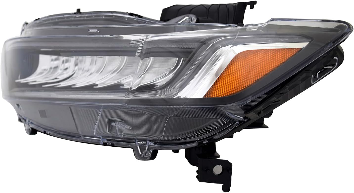 HEADLIGHTSDEPOT Headlight Left Driver Side Compatible With Honda Accord 2021-2022 SE/SPORT/SPORT SE CAPA Certified