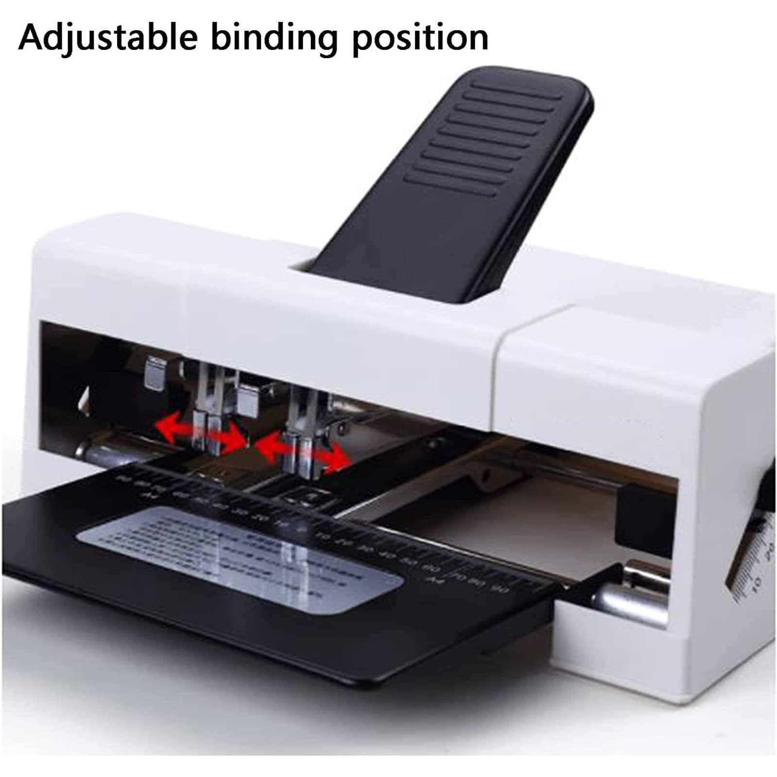 Pinzatrice Standard a Doppio Foro E Doppio Chiodo, per Carta Flessibile con Resistenza Normale Entro 250 G, Come Carta per Fotocopie, Carta Offset, ECC.