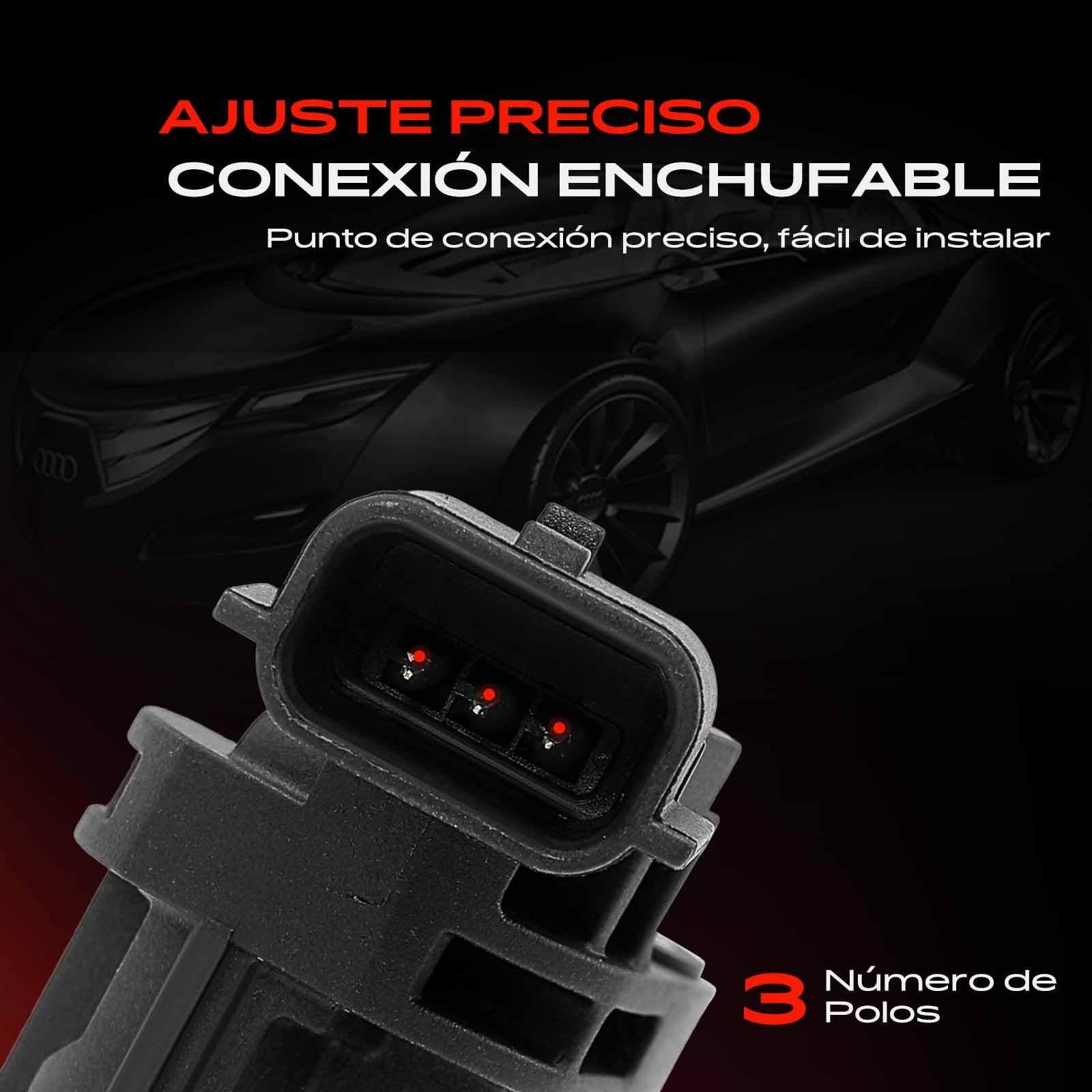 Frankberg Posición del cigüeñal Sensor del cigüeñal 3-Polos Compatible con S.a.n.d.e.r.o II C.a.p.t.u.r I H5 J5 Qashqai II SUV J11 J11 Twingo III BCA BCM Logan MCV II Replace# 871166