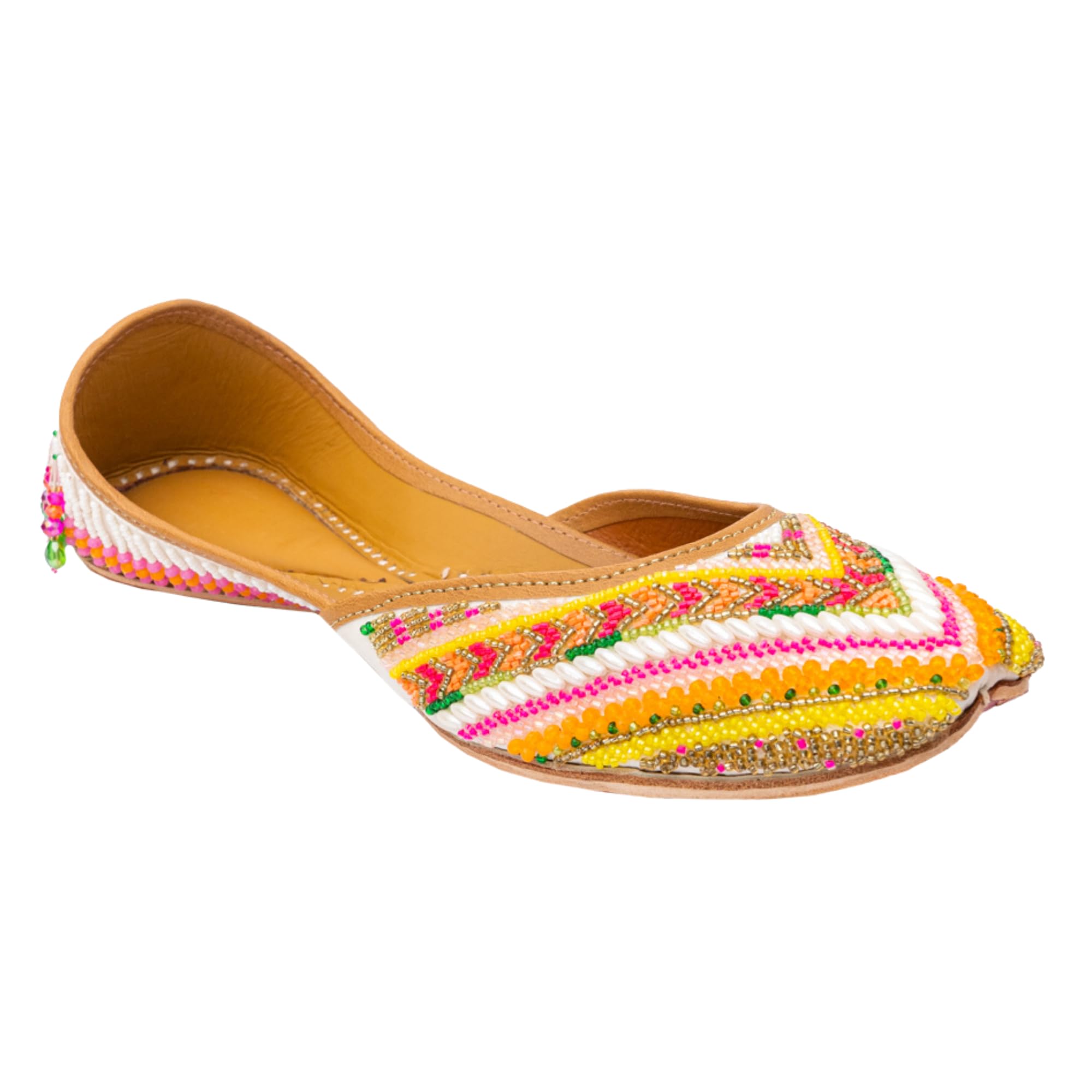 Women Multicoloured Ethnic Embroidered Mojaris |-image-23