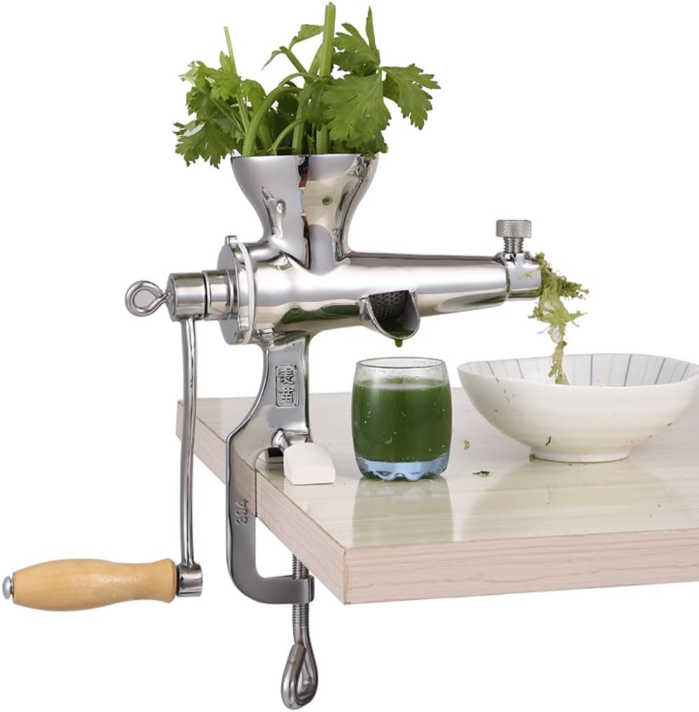 Wheatgrass Manual Juicer, Superb Juice Extraction Home DIY