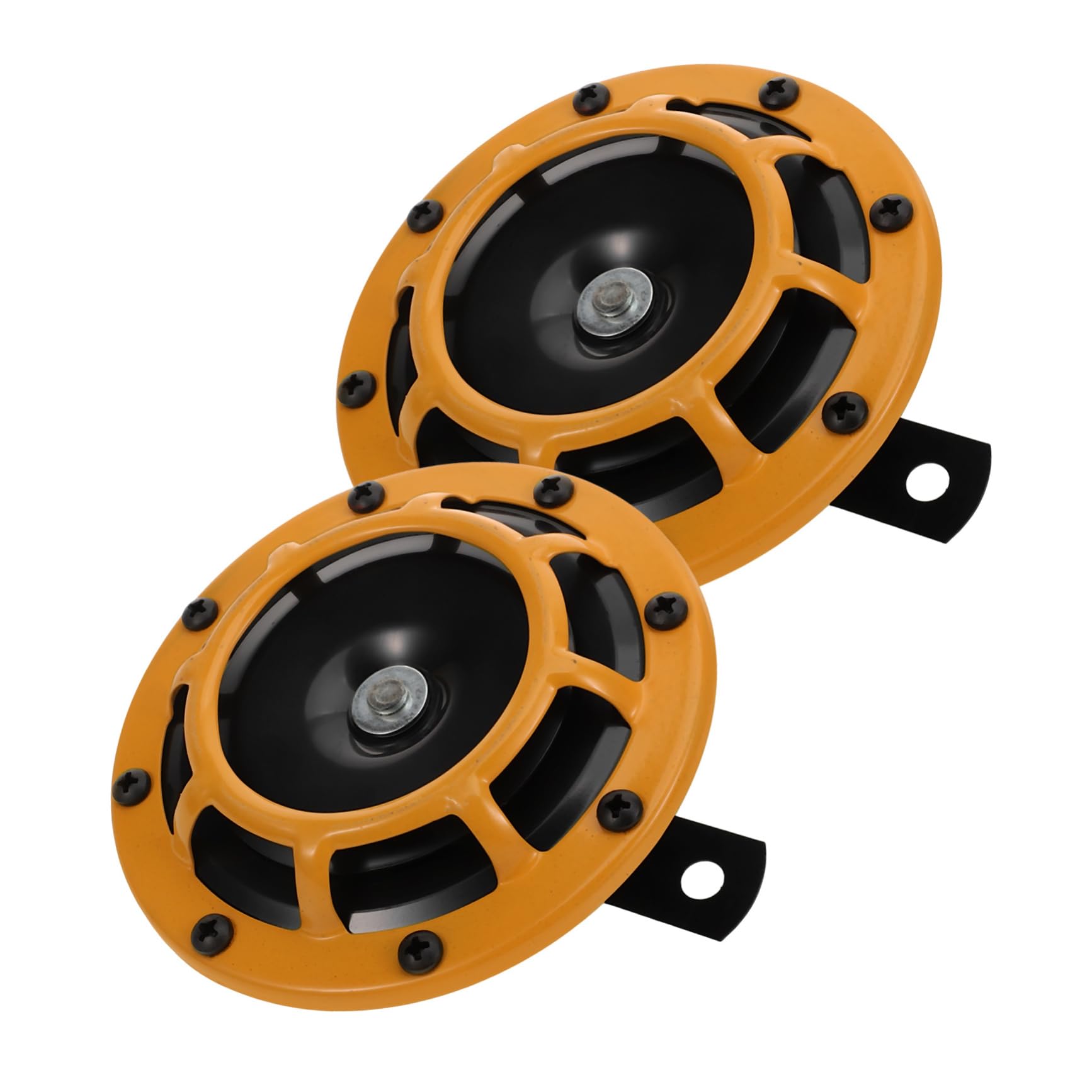 2piezas Bocina De Aire Para Automóvil y Motocicleta Doble Sonido Instalación Rápida y Sencilla Sonido Potente Para Entornos Ruidosos