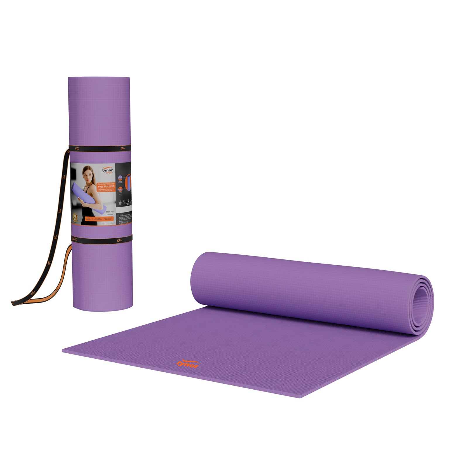 Tynor Yoga Mat TPE, Non-Slip, Eco-Friendly Exercise, Workout & Fitness Mat for Men & Women, Home, Gym & Outdoor Use | Durable, Foldable & Cushioned Support With Carry Bag (Purple, 6MM Thick, 1 Unit) (B0CVLGG76Q) Amazon Price History, Amazon Price Tracker