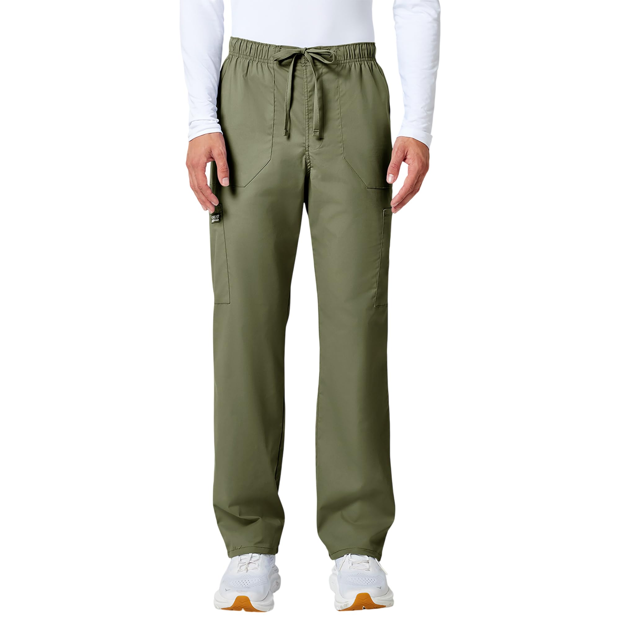 Cherokee WW Professionals Scrubs for Men Tapered Leg Cargo Scrub Pants | 5 Pockets, Comfortable Fabric, 2-Way Stretch, Zip Fly, Drawstring, Easy Care, Active Shifts, Made for Nursing Professionals