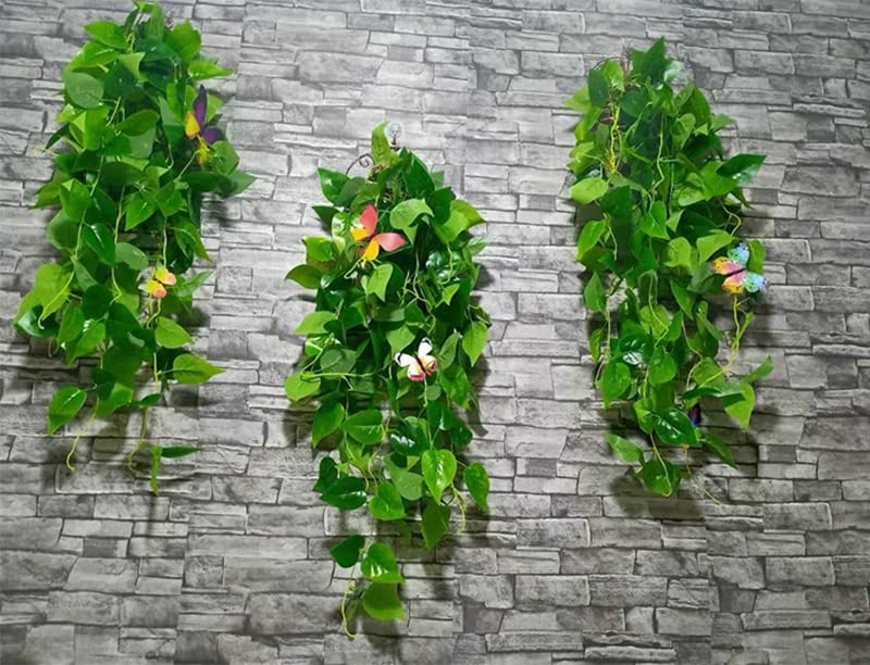 Lot De 2 Plantes Artificielles Suspendues - Lavande Violette - 77 Cm - Pour Balcon, Jardin, Déco Intérieure