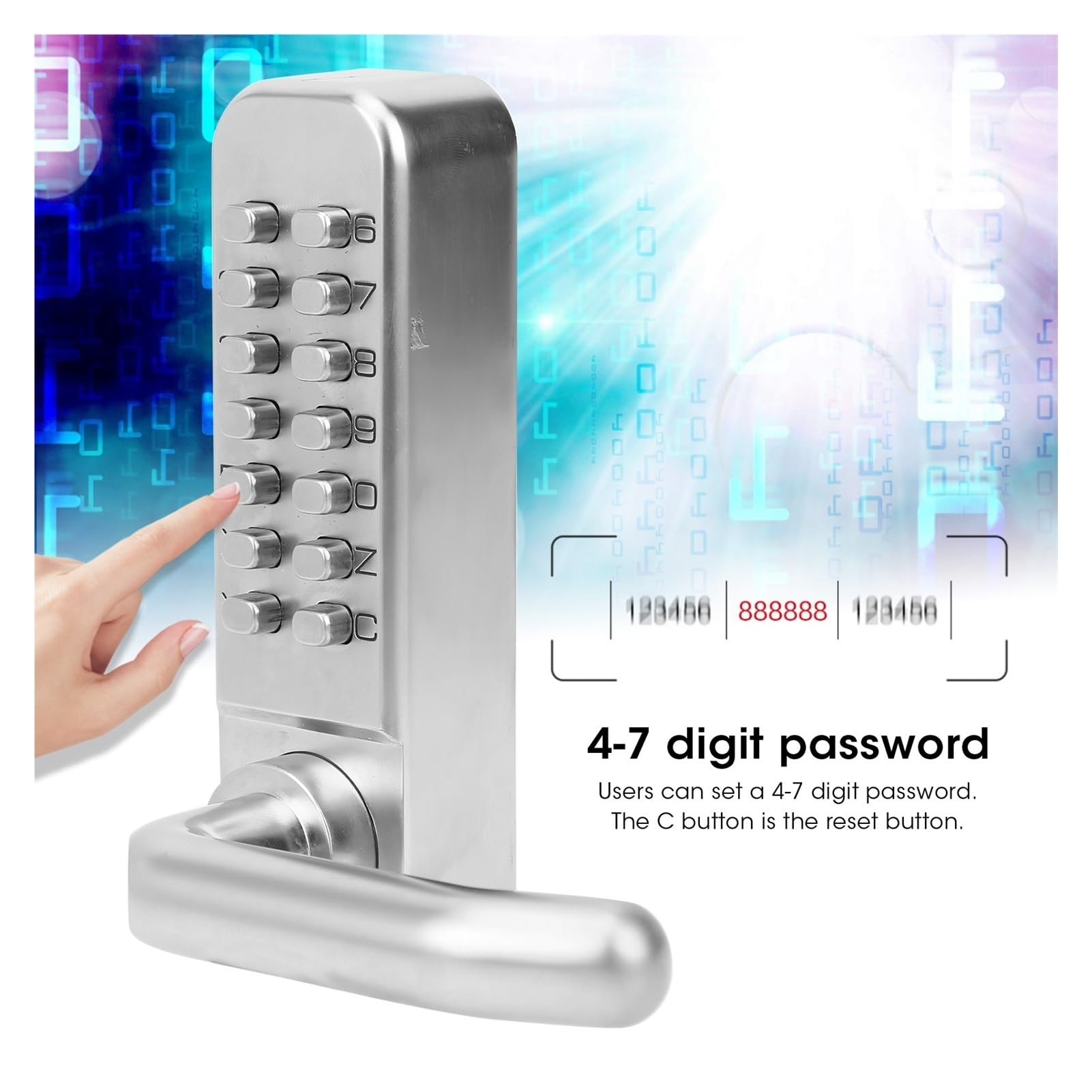 Cerradura de Puerta con contraseña Cerradura de Puerta Inteligente