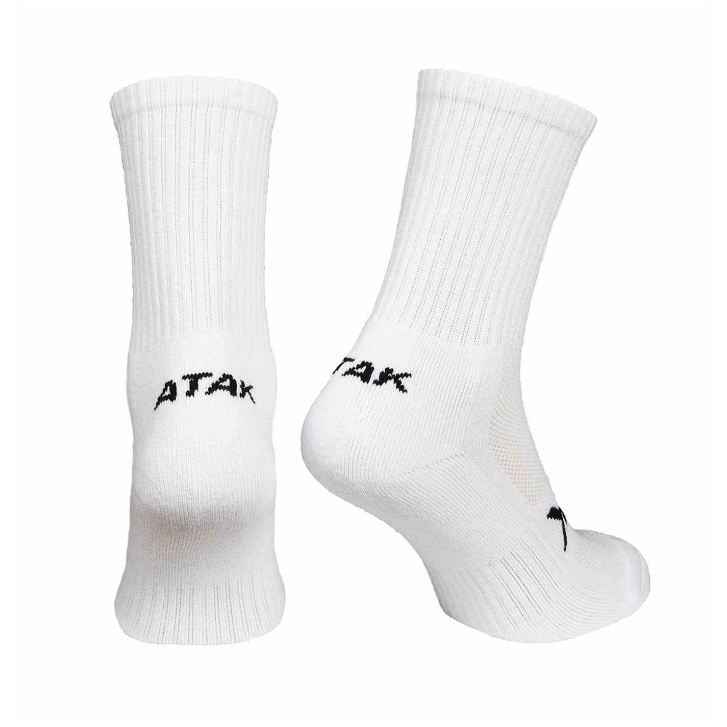 Atak Sports Men's White Atak Half Leg Socks Senior in Size 9 - 12 Months, Sports Direct