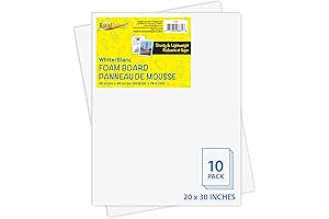 White Foam Board: Perfect for Projects and Presentations