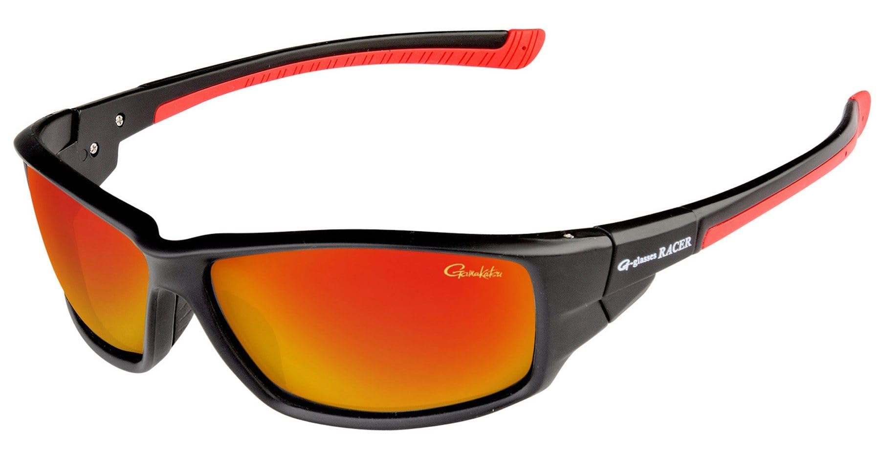 Gamakatsu Racer Polarisationsbrille Gray Red Mirror Angler Brille