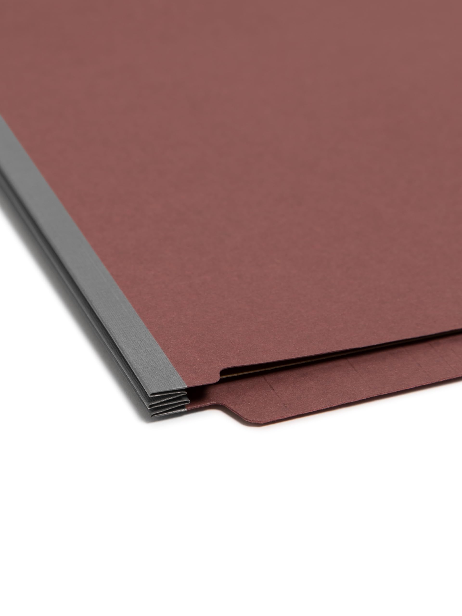 Smead Endlasche Klassifizierungsmappe, Brief, gerade, 1 Trennwand, 10 pro Box (26855)