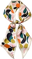 Dailyacc Silky Satin Hair Scarf for Women - Breathable Lightweight Headwrap, Neck Tie & Handbag Wrap (59x5.9")