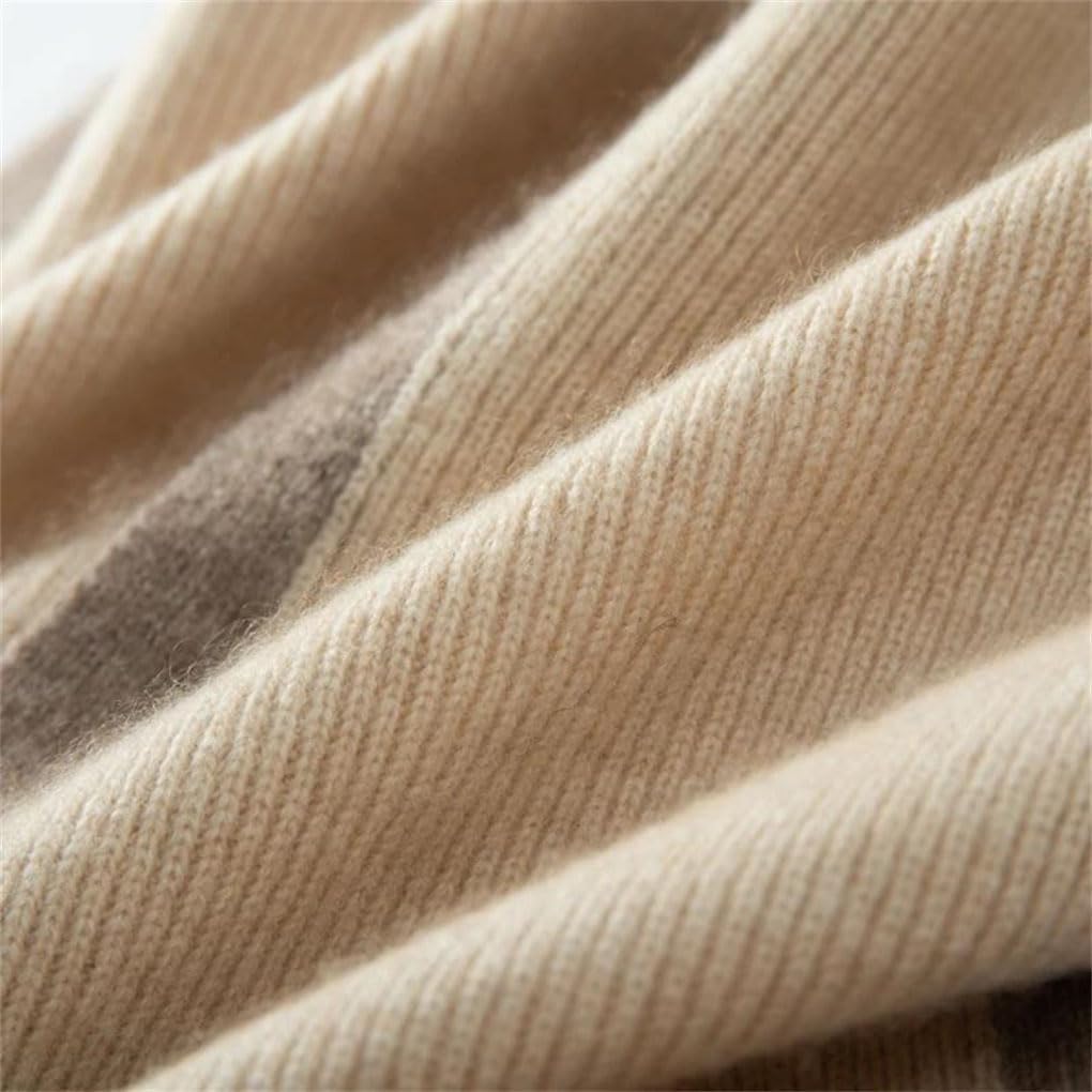 Winter Scarf For Women And Men,Soft Cashmere Knitting Patchworking Thermal Neck Warmer Neck Cover