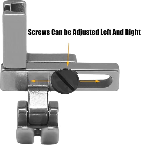 Miniatura 5 de YEQIN 2 prensatelas universales #T3 tres en uno multifuncional prensatelas ajustables izquierdo y derecho unilateral para máquina de coser de coche