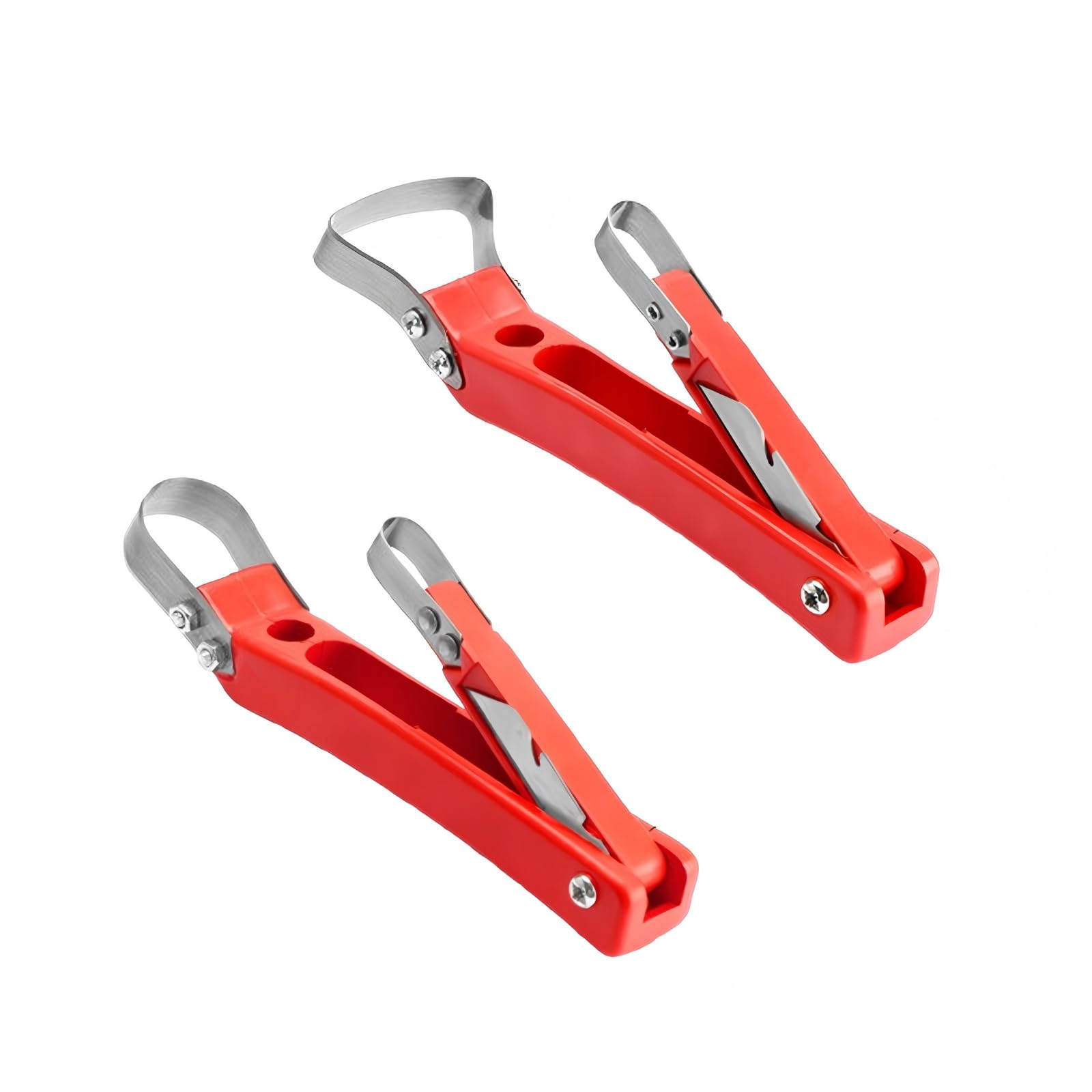 FJYXCHENXM 2 Pcs Bark Removal Tool Sturdy Debarking Tool Bark Peeler Log Peeler for Tree Girdling, Red