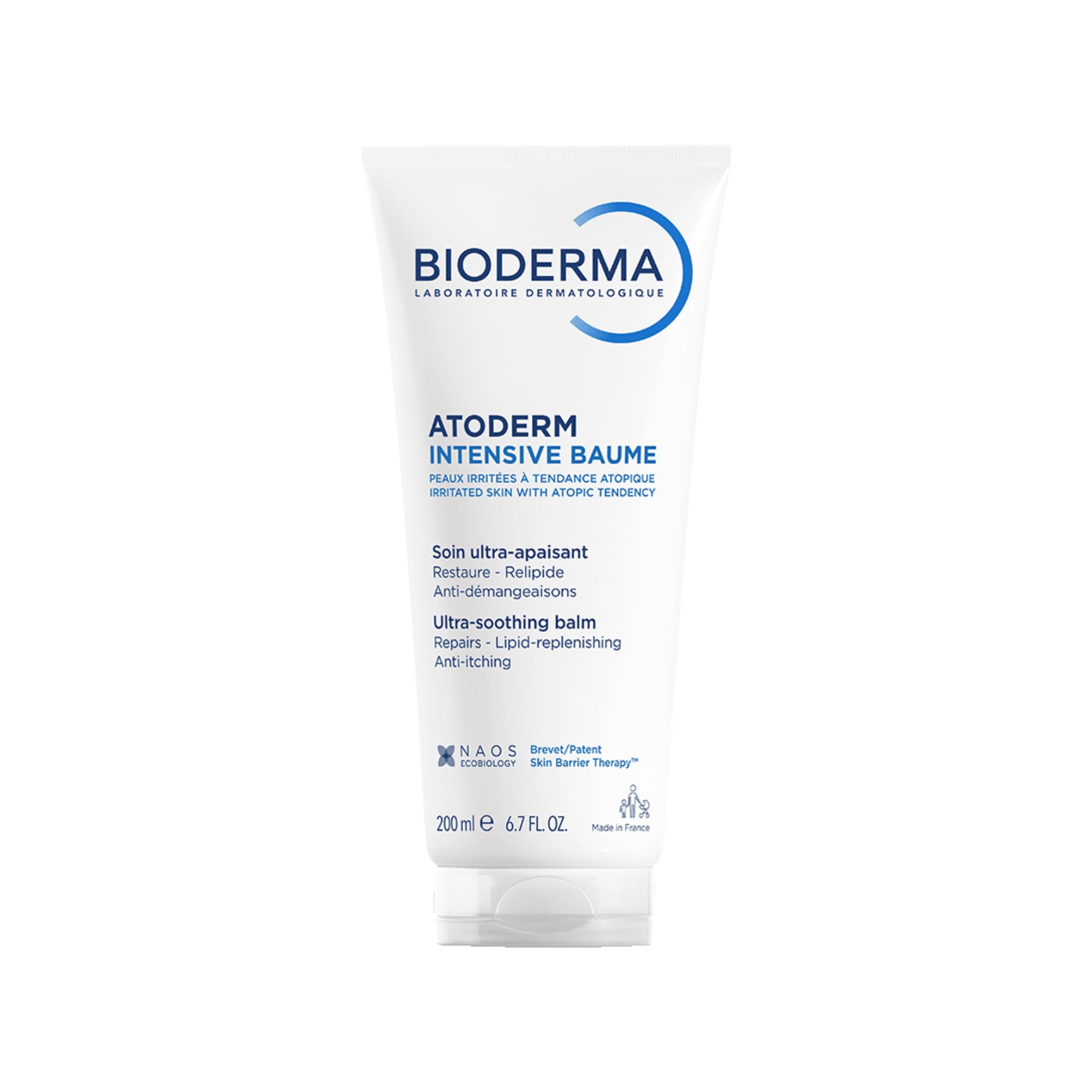 Bioderma Atoderm Intensive Balm, Nourishing Body Cream- for Very Dry Sensitive Skin, 6.8 Fl Oz