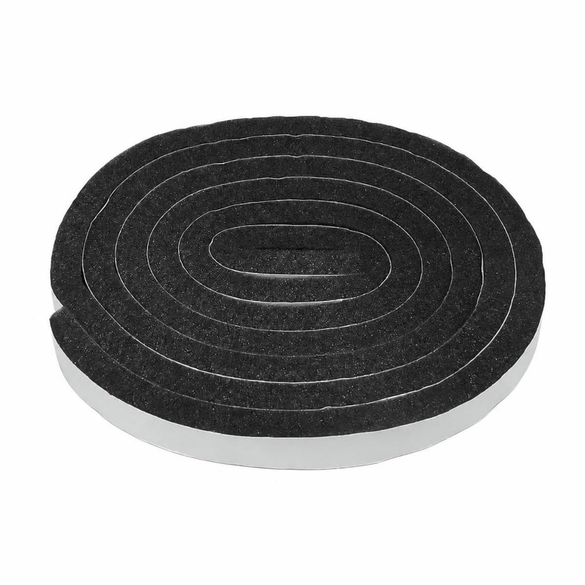 Jmgdj Width-1.5Cm 20/2M Sponge Door Window Seal Strip Self-Adhesive Insulation Acoustic Foam Weatherstrip Home Windproof Sound-Proof Sponge Tape-2Rolls (4.0M)