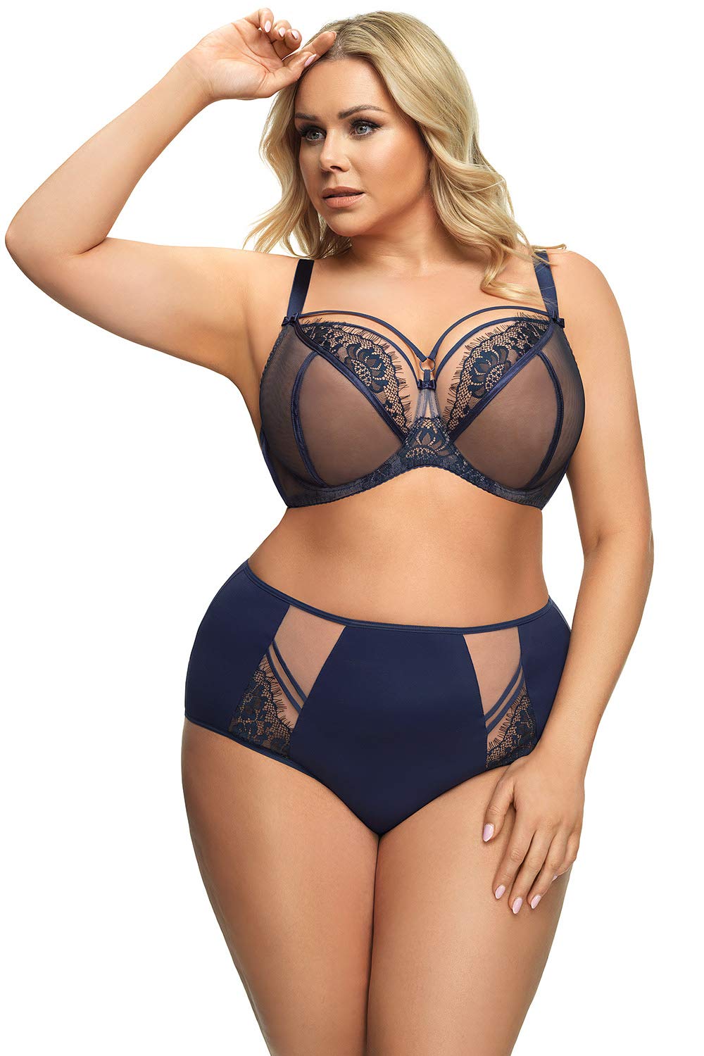 Gorsenia Femme Soutien-Gorge Non-Rembourré Tulle K496 Paradise