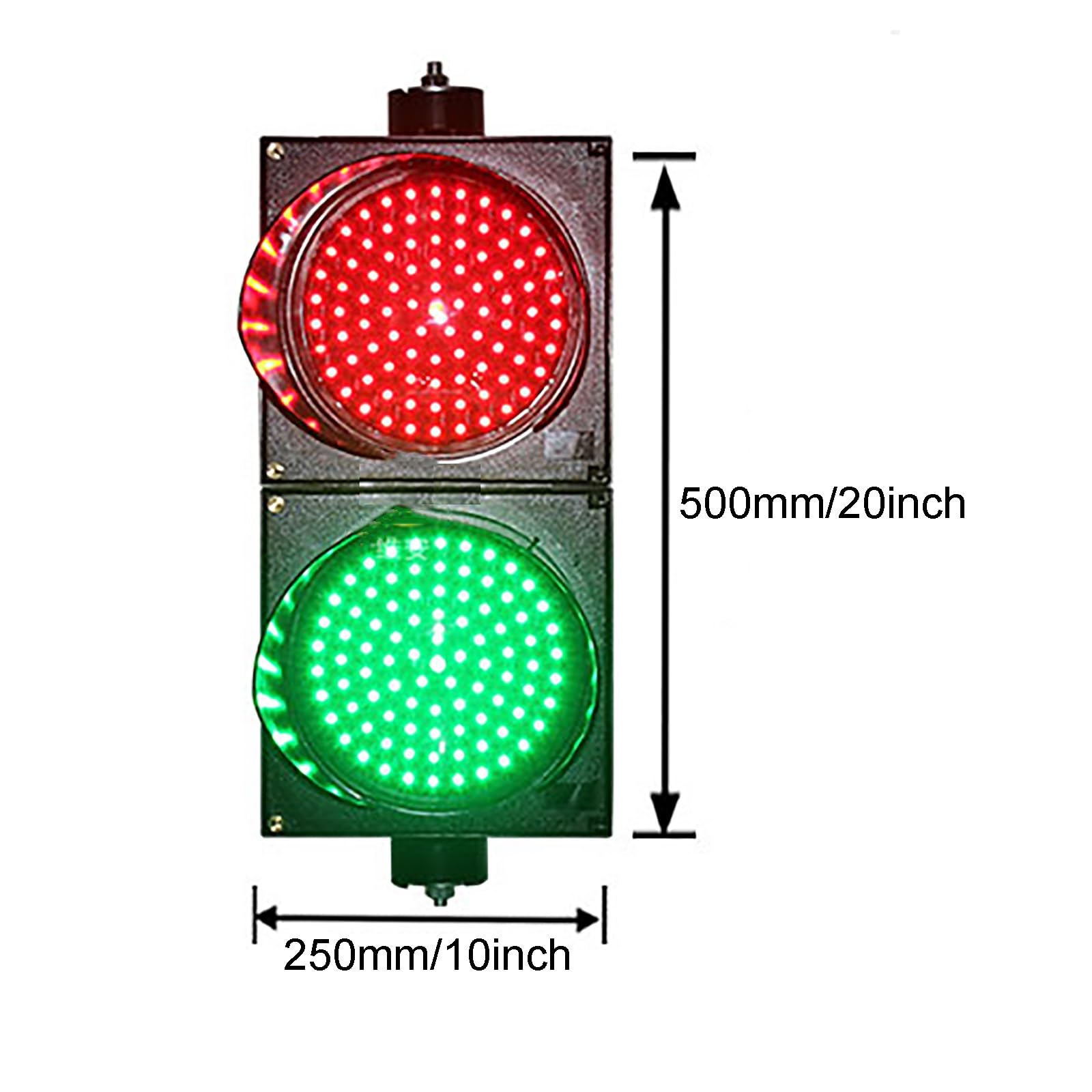 Feu Tricolore Industriel à LED - Rouge/vert, Télécommande, IP54, Pour Quai De Chargement, Signalisation