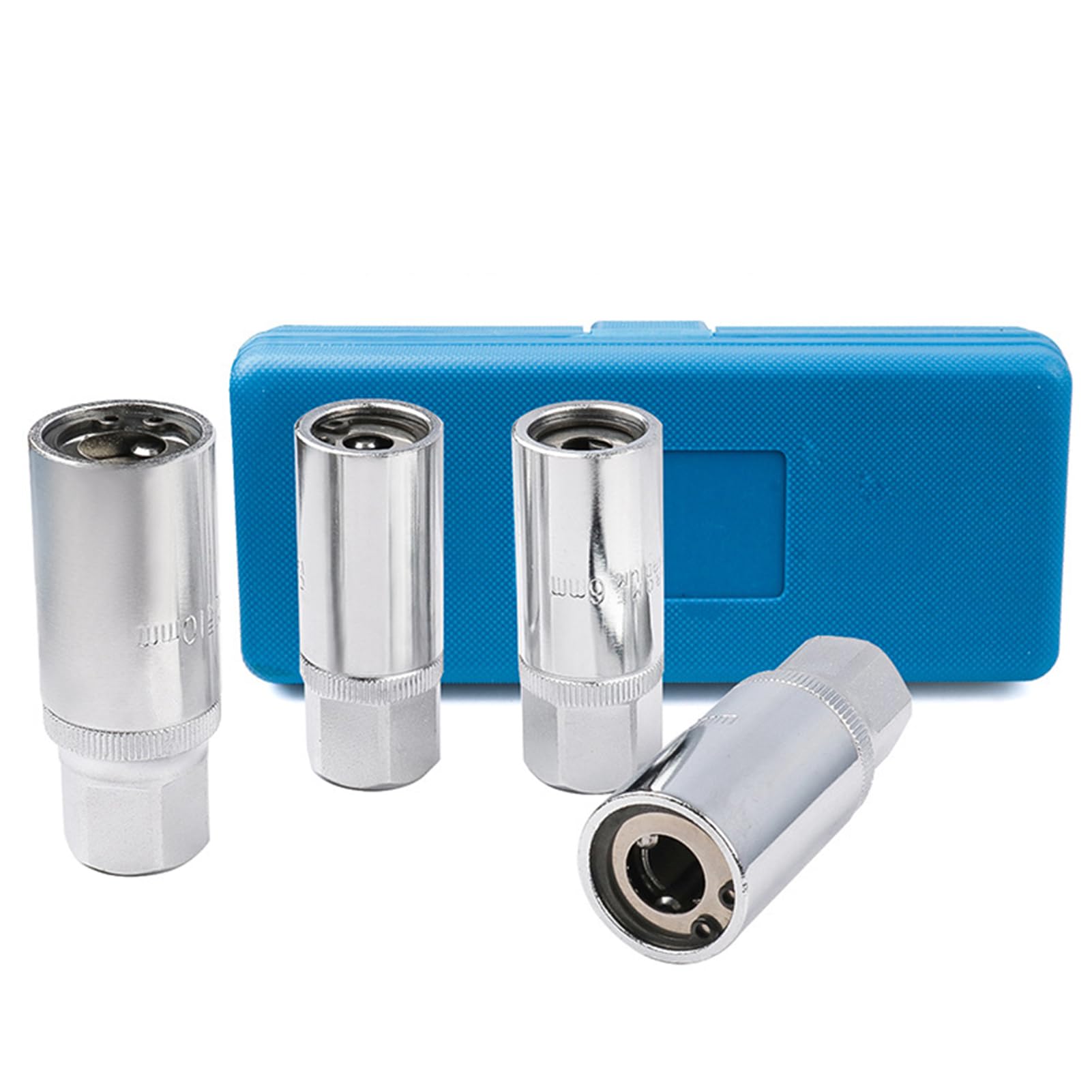 Set di Estrattori per Prigionieri Robusto Dispositivo di Rimozione Dadi Portatile per Prigionieri Rotti Chiave a Percussione da 1/2 Pollice Meccanici Domestici 4 Pezzi Bussole Estrattori