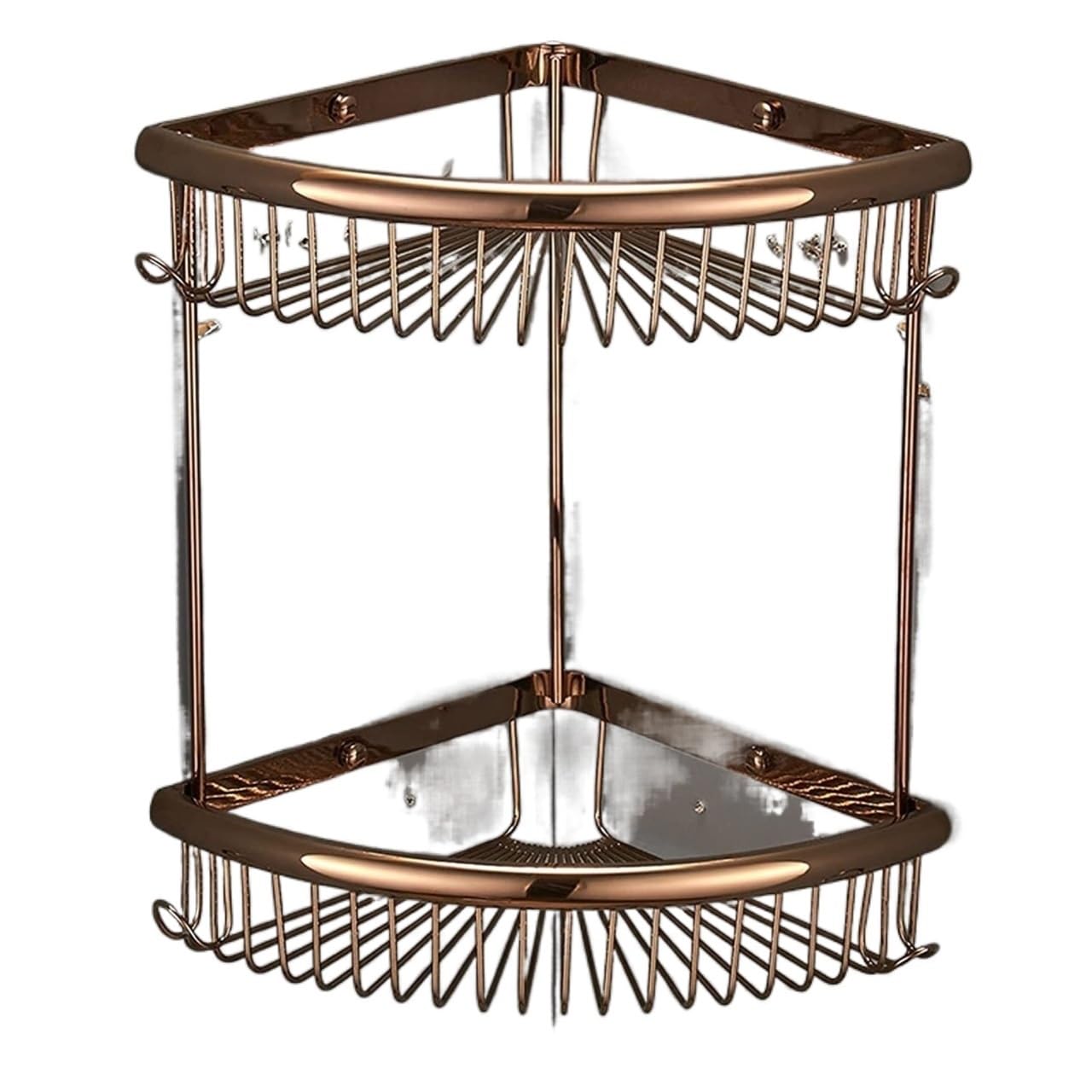 AZHKJKZH Shower Shelf Corner Shower Caddy Shelf Organizer Storage Wall Mounted Bathroom Rack For Kitchen Dorm Bathroom Accessories(G)