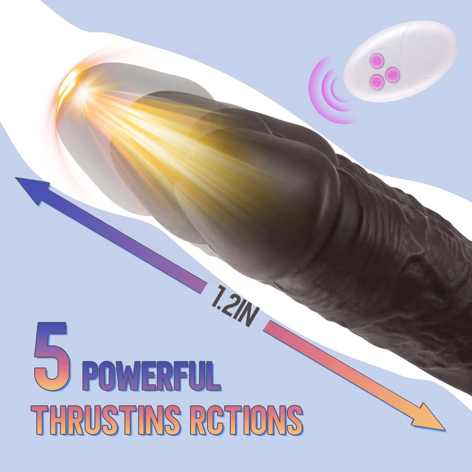 Amazon.com: Consolador de empuje Vibrador Juguetes sexuales para mujeres,  Vibrador Juguetes sexuales para adultos, consoladores vibradores realistas  con 5 acciones de empuje y rotación 7 vibraciones, juguetes sexuales para  mujeres y hombres,