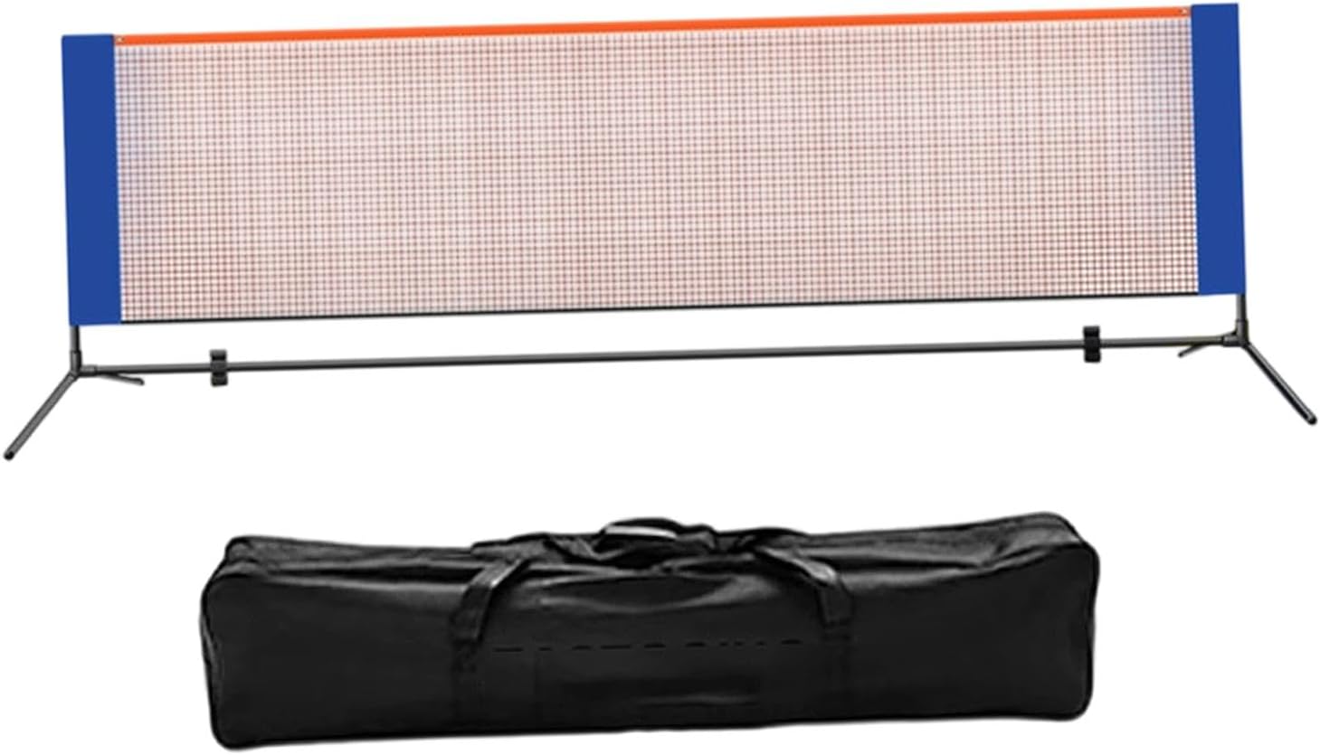 ポータブルピックルボールネットシステム、可動式メタルフレームスタンド、キャリーバッグ付き、公共の遊び場、車道、ガレージ用