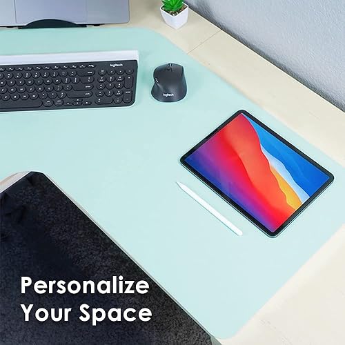 Miniatura 2 de Con-Tact Brand Almohadilla de escritorio de esquina XL, piel sintética antideslizante impermeable, protección para estación de trabajo de