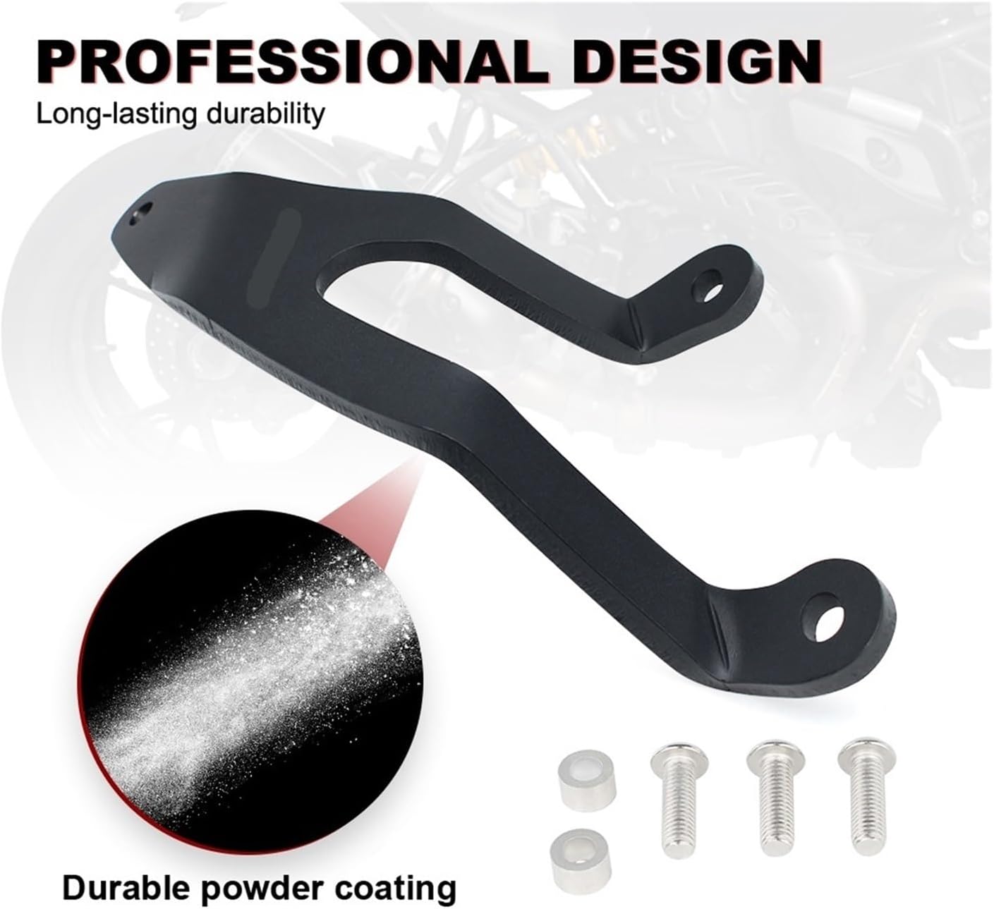 Motorcycle Aluminum Exhaust Hanger Bracket Compatible with Ducati Monster 1200S 2017-2020 Compatible with Monster 1200 2017-2018 1200R 2016-2019