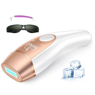 Aopvui Laser Hair Removal for Women & Men, 3-in-1 Painless At-Home Lazer Hair Removal Device with Ice Cooling, Full Body Use (Arms, Legs, Bikini Line, Underarms) - Amazon product rated Grade B