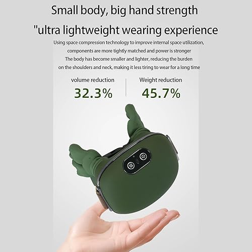 Miniatura 4 de Cordless 5D Neck and Shoulder Massager with Heat - Deep Tissue Shiatsu Back Massage Pillow for Pain Relief - Electric Kneading Massager for Neck -