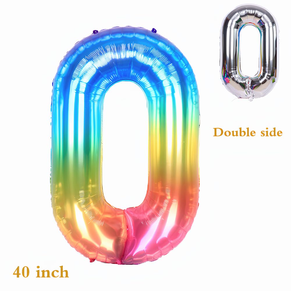 Foil Globo Número 5 Azul 40" (101cm), Inflable Helio o aire, Gigante Numeros 0-9, 10-19, 20-29, 30-100, Grande Globos Decoración para La Boda Aniversario y Cumpleaños Fiestas — view 133