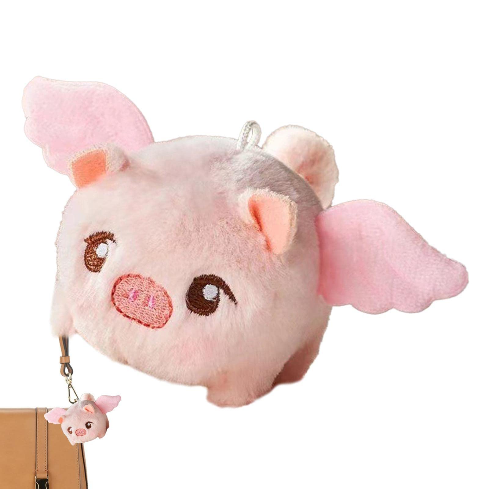 Amazon.co.jp: 豚のぬいぐるみ, 豚のぬいぐるみ小さな天使の空飛ぶ豚の