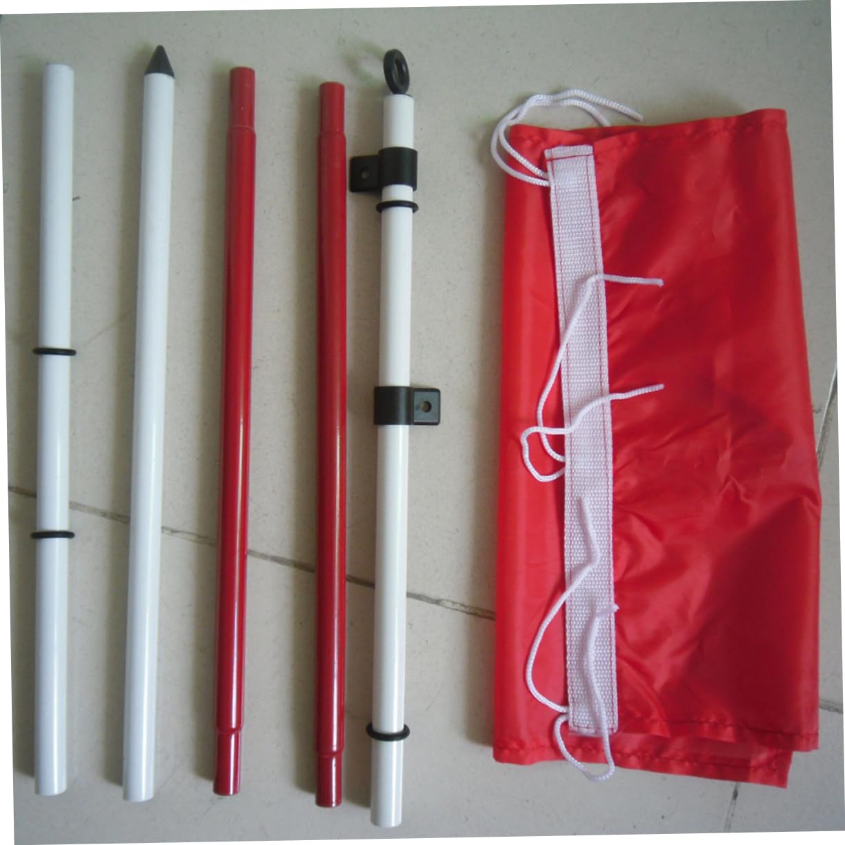 Asta de Bandera de 5 Secciones para Golf y Putting Green