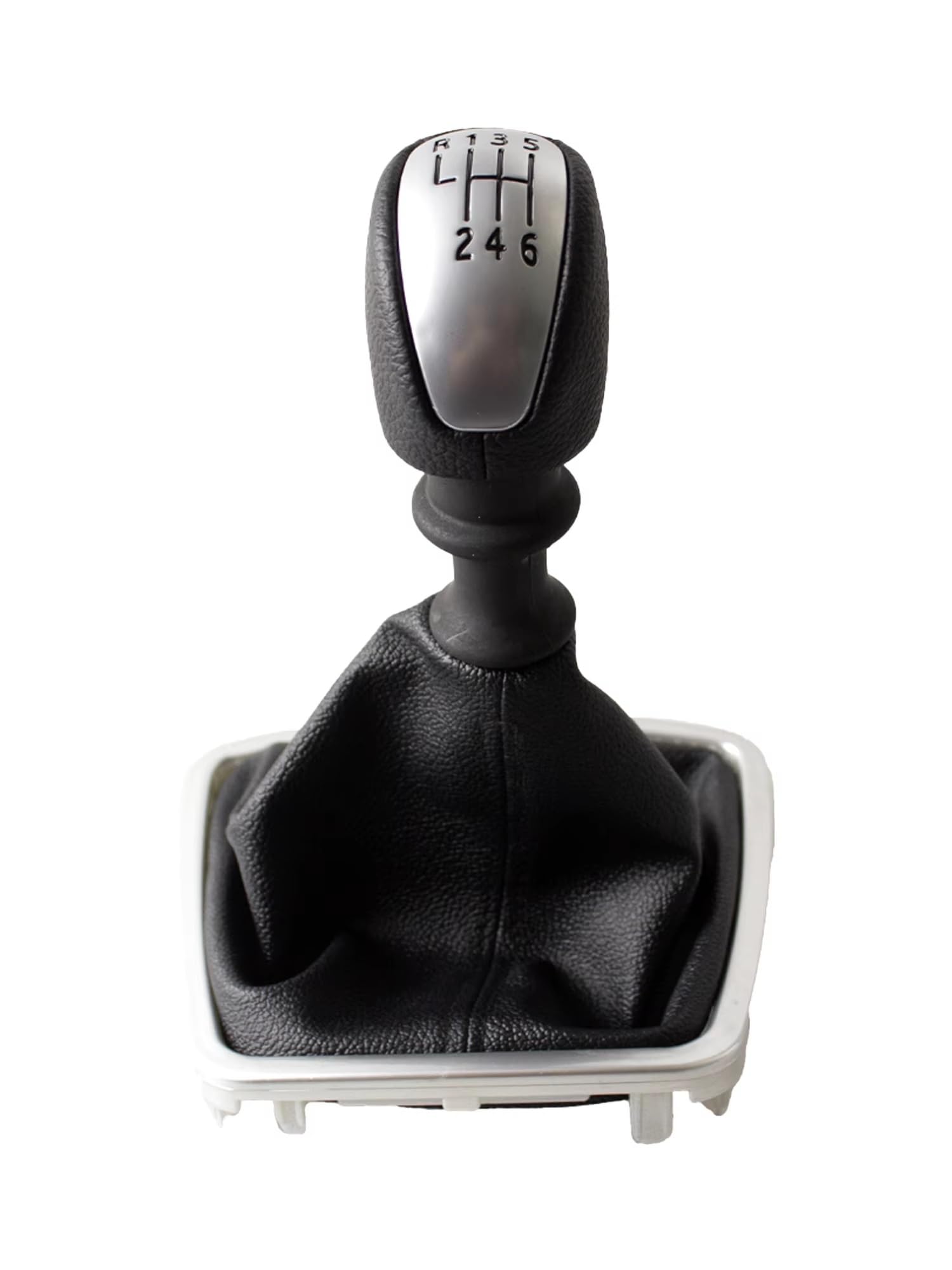 Sczmbltlnv One Color Car Gear Stick Knob Product Shift Knob With Dust Cover Manual 6 Speed For Mk3 2007-2014 Pu6 Gear Leather
