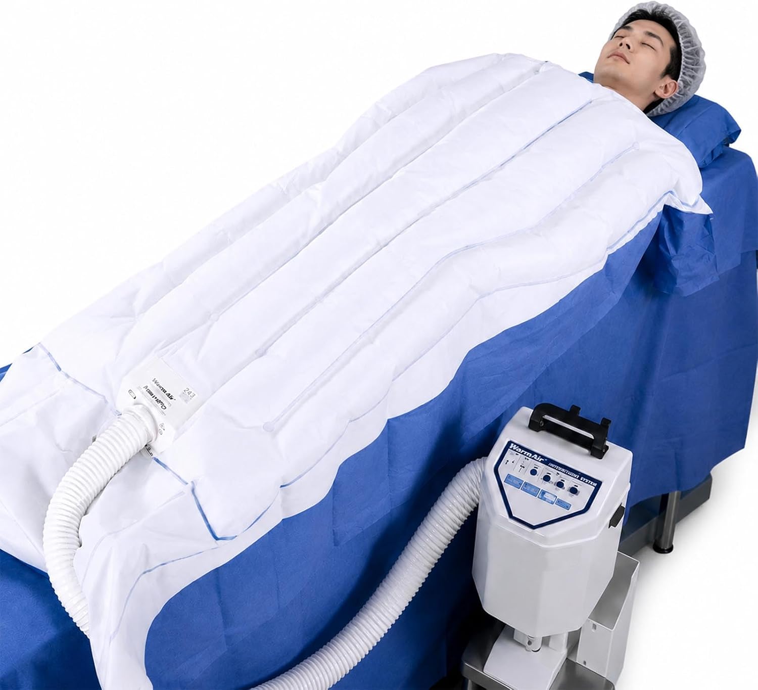 Forced Air Warming Blanket, Disposable Patient Warming Cover with Air Inlet for ICU, ER and Operating Room，1pc (MJW007)
