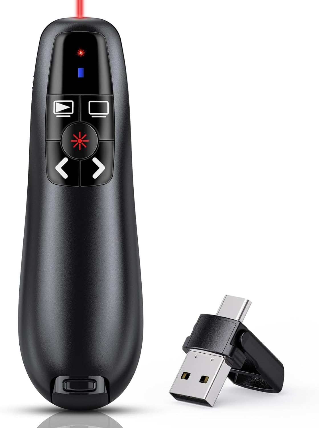 NinjaABXY Presentation Clicker with 2in1 USB Type C