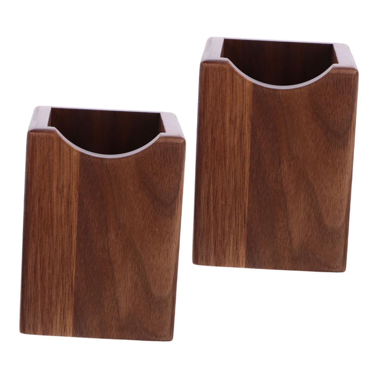OSALADI 2pezzi Portapenne in Legno da Scrivania Organizer da Tavolo in Legno Contenitore Portaoggetti Portapenne da Ufficio Espositore per Penne