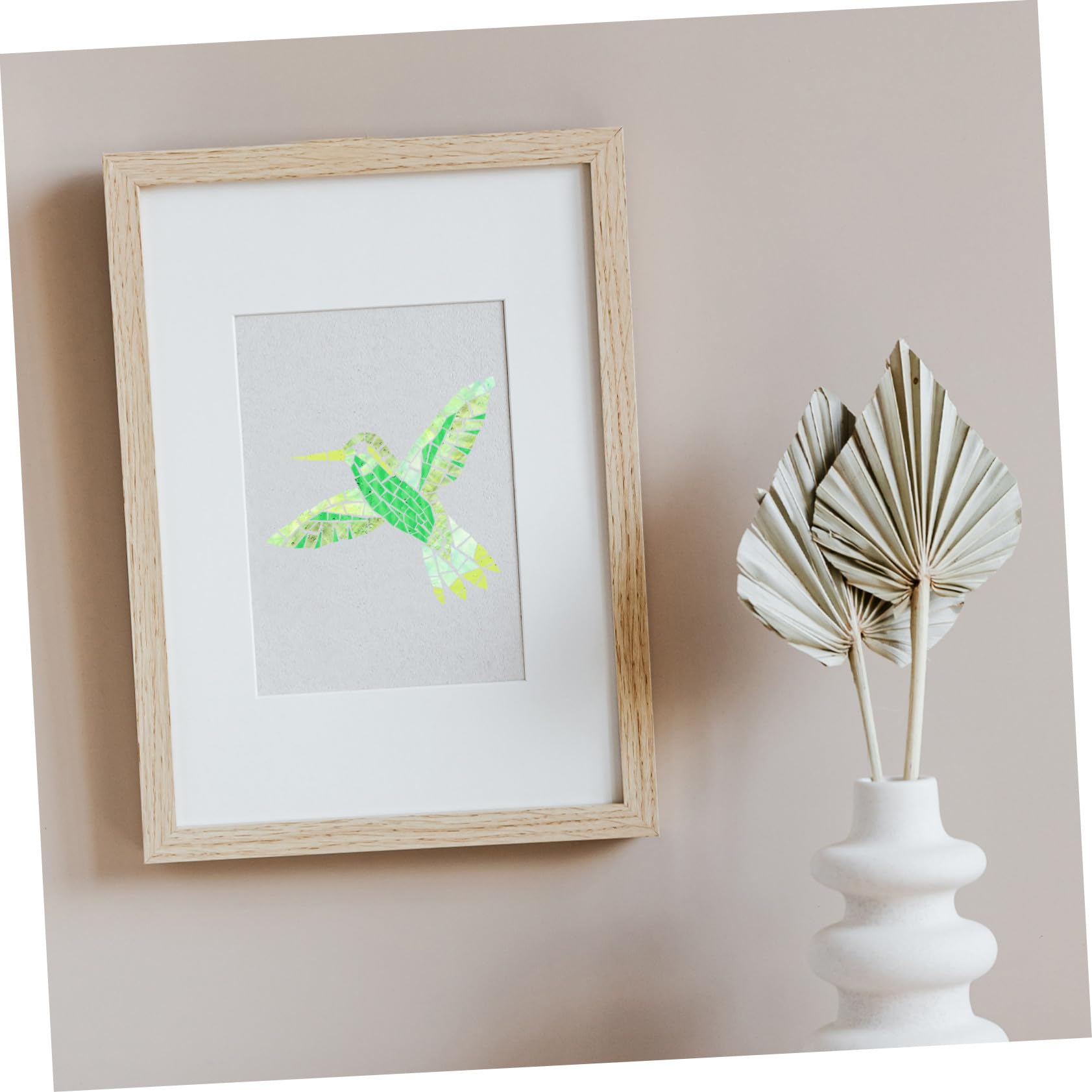Materiales para Mosaico, 4 Láminas de Vidrio Decorativas Hechas a Mano
