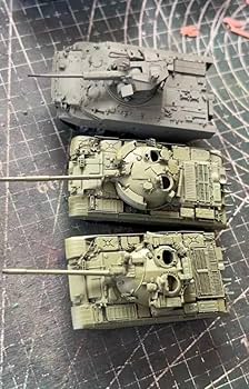 Amazon | 1/144現用戦車セットレジンキット3 AMX30B2 T62M