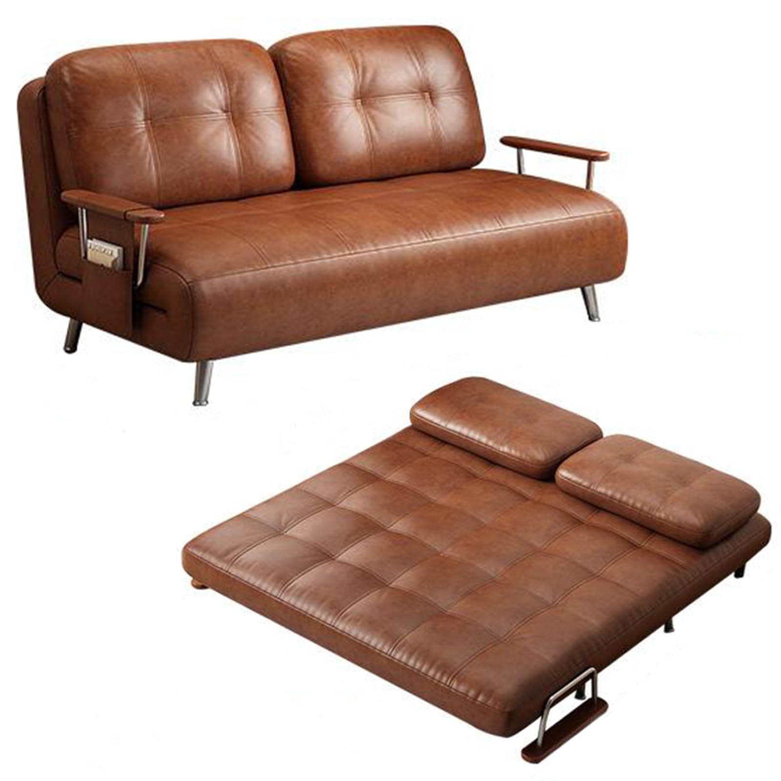 Amazon｜XinYshang ソファベッド 折りたたみ 3WAY クッション付